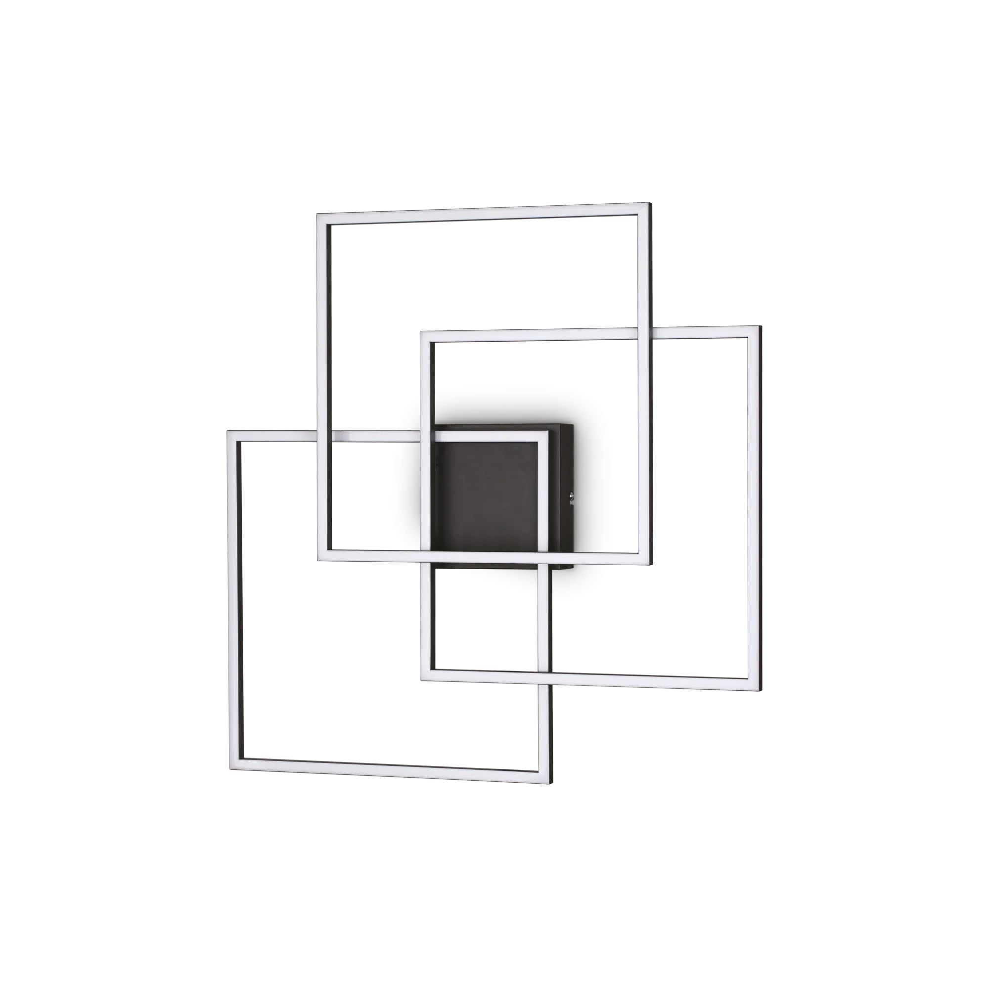 FRAME PL QUADRATO NERO 3000K