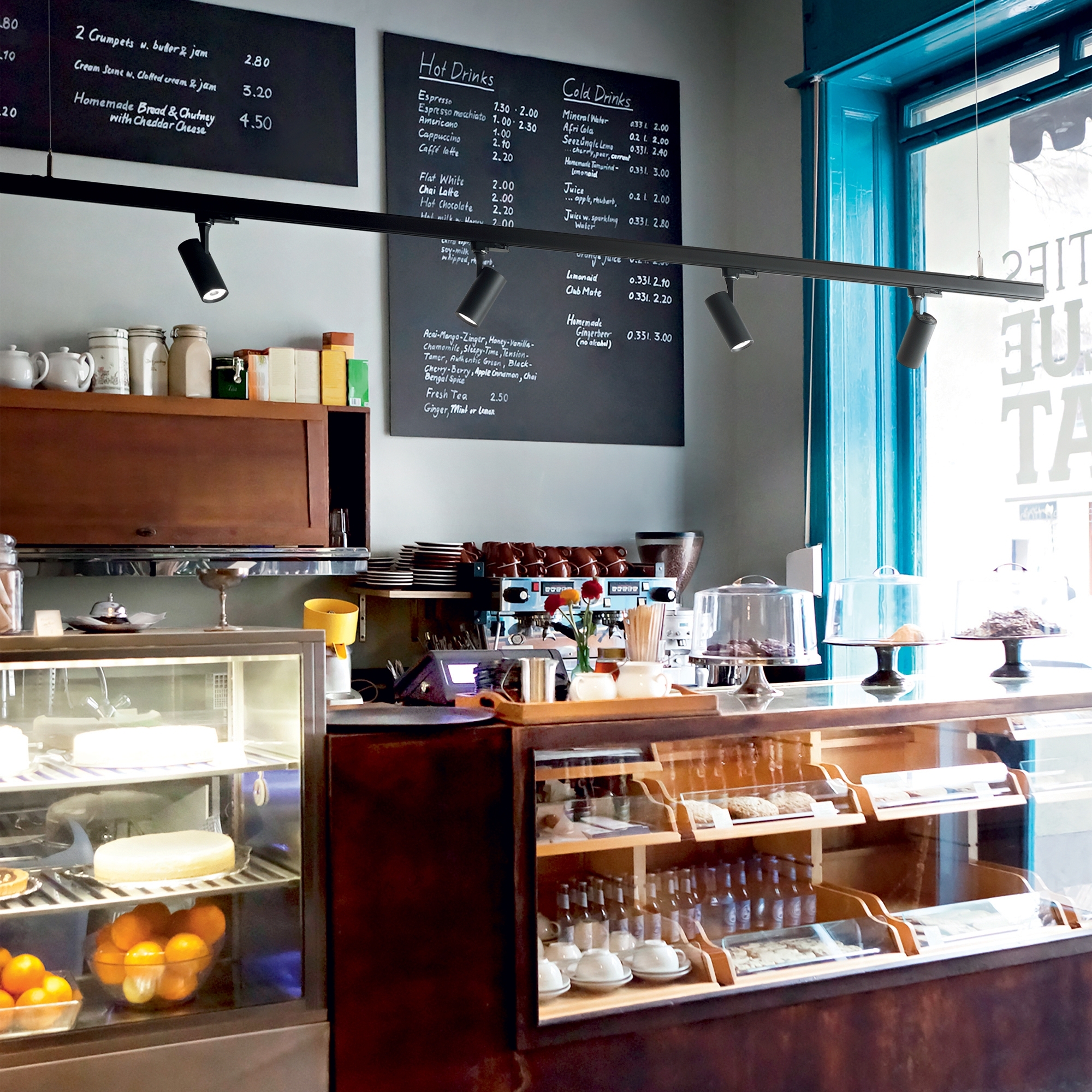 FOX TR 3-PHASE 08W CRI90 3000K 1-10V NERO