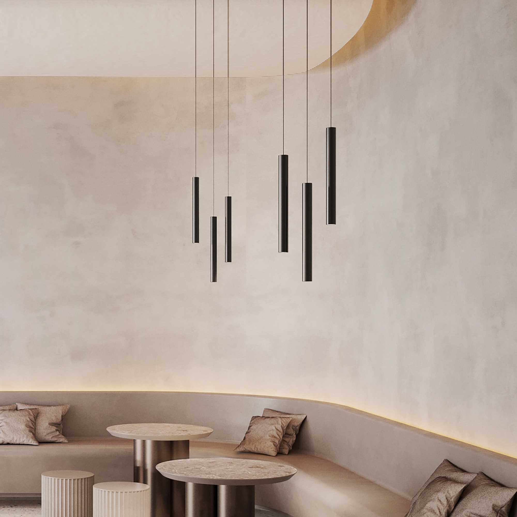 EGO PENDANT TUBE 12W 3000K 1-10V NE