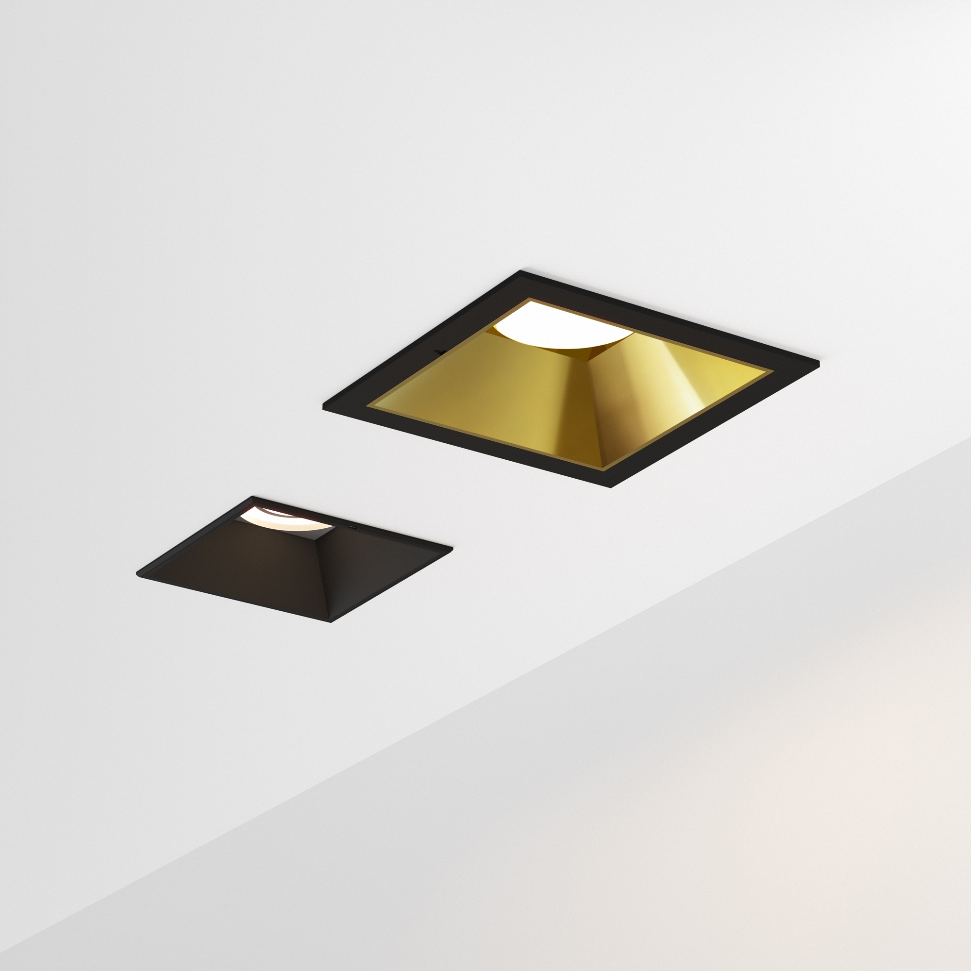 ZEUS RIFLETTORE QUADRATO 21W NERO