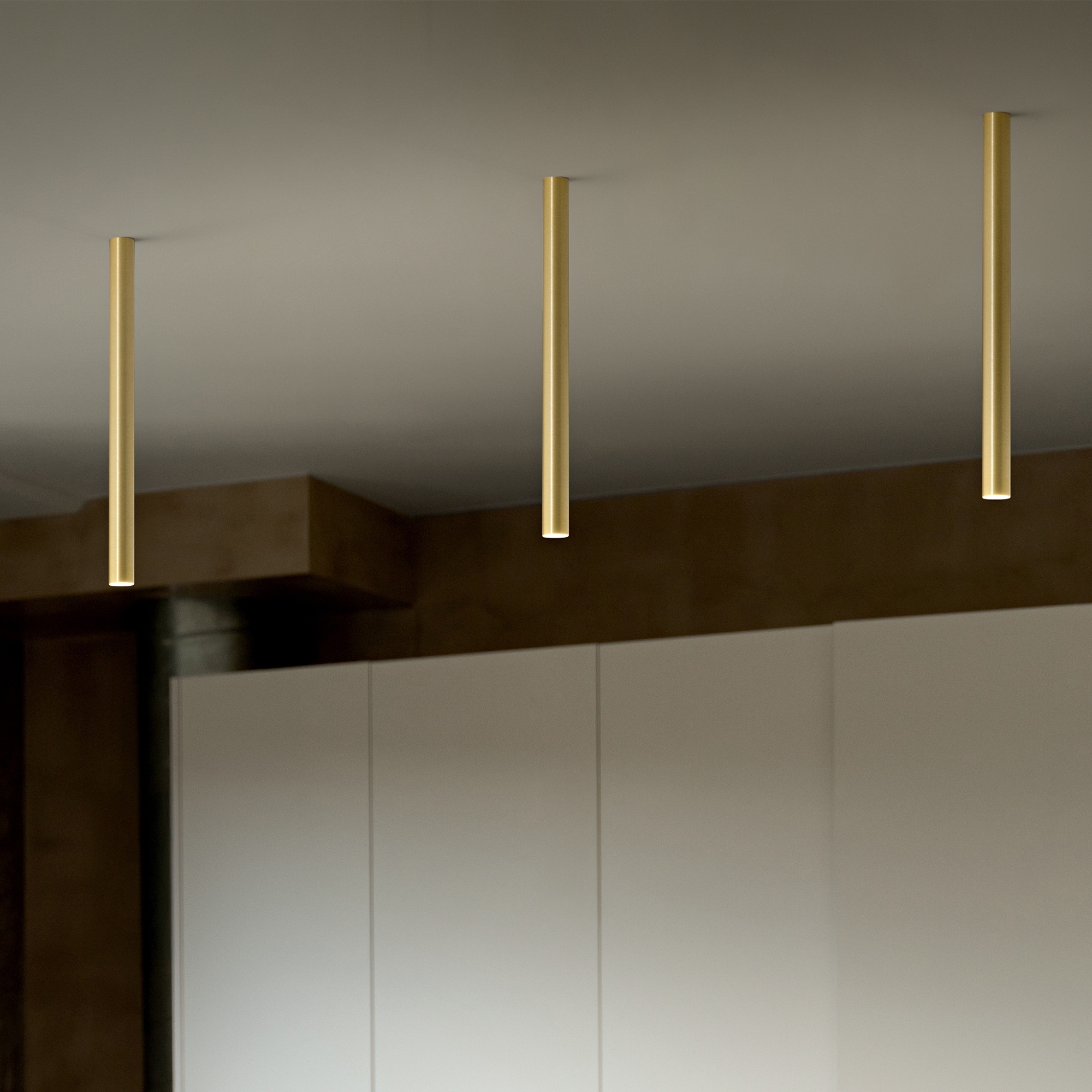 LOOK LED PL1 ROUND D30 H400 ON-OFF NERO 3000K