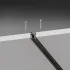 DEVA PROFILE RECESSED 1000 mm BK