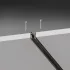 DEVA PROFILE RECESSED 2000 mm BK