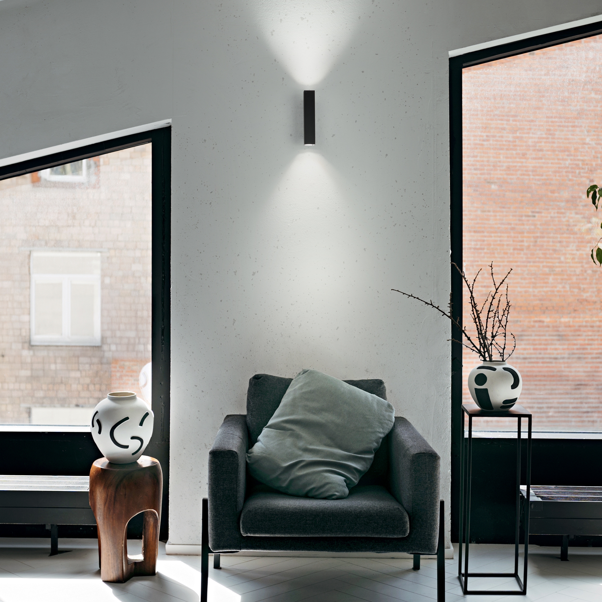 LOOK LED AP2 SQUARE D30 H300 ON-OFF BIANCO 3000K