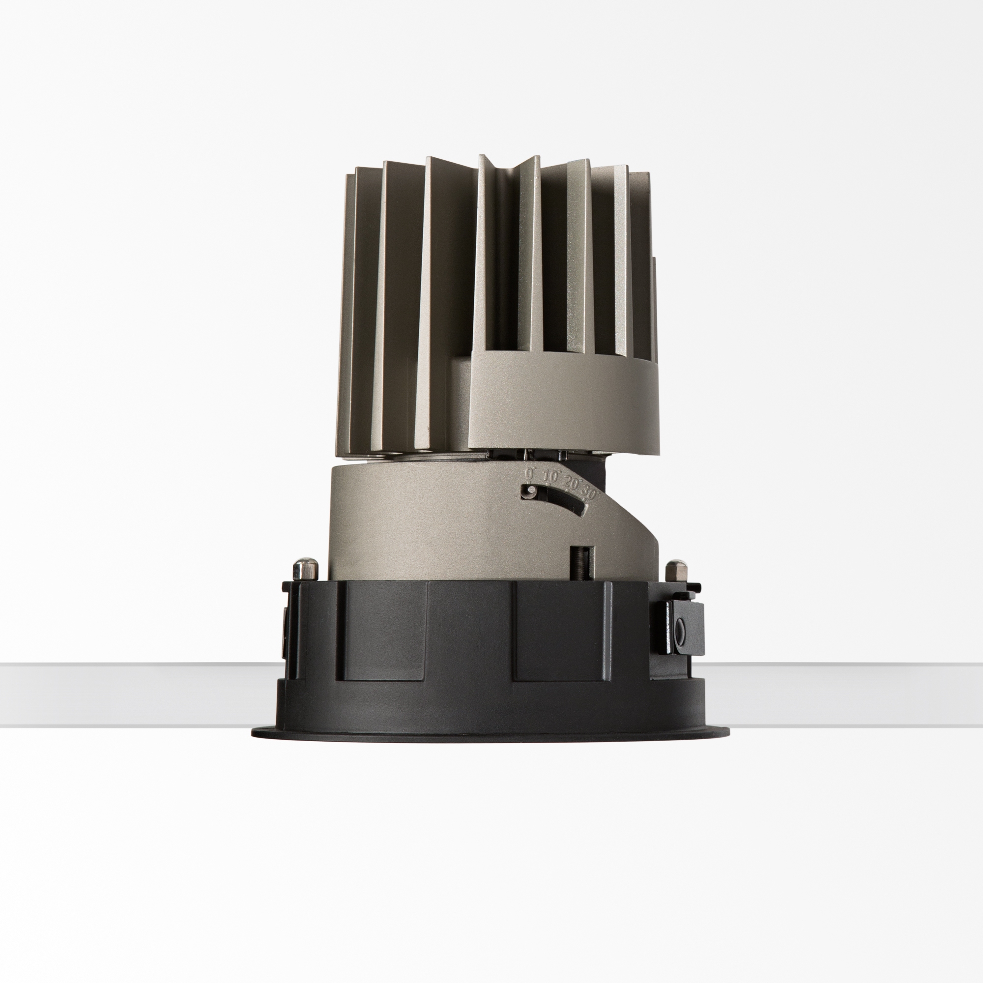 ZEUS CORNICE CON BORDO TONDA 21W NERO