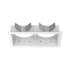 BENTO FRAME SQUARE TWIN WH