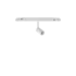EGO TRACK SINGLE 03W 3000K ON-OFF WH