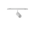 EGO TRACK SINGLE 08W 3000K ON-OFF WH