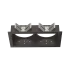 BENTO FRAME SQUARE TWIN BK