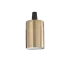 PORTALAMPADA E27 LISCIO OTTONE