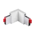 STEEL SP D20 PROFILO ANGOLARE CIECO BIANCO