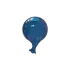 CLOWN VETRO BLU