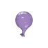CLOWN VETRO VIOLA