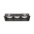 BENTO CORNICE RETTANGOLARE TRIPLA NERO