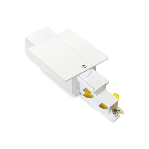 LINK 3-PH TRIM MAIN CONN END LEFT DALI 1-10V WH