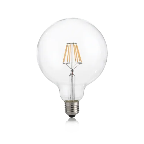 E27 GLOBO D125 08W 3000K CRI80 TRASP
