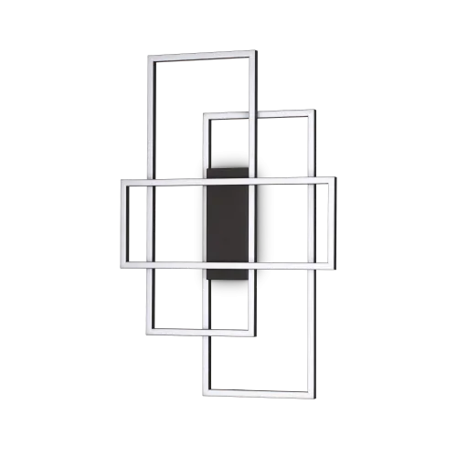 FRAME PL RETTANGOLO NERO 3000K