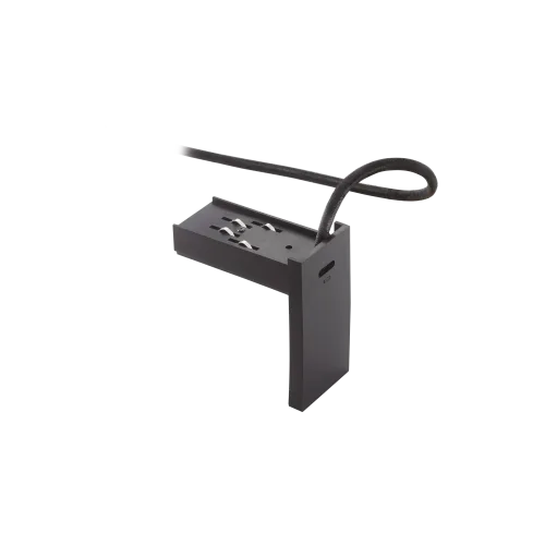 ARCA ENDCAP ELECTRIFIED FOR SURFACE / RECESSED BK