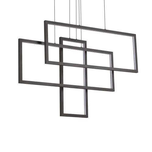 FRAME SP RETTANGOLO NERO 3000K