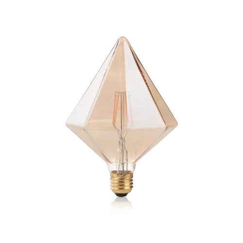 E27 PYRAMID 4W 1800K AMBRA
