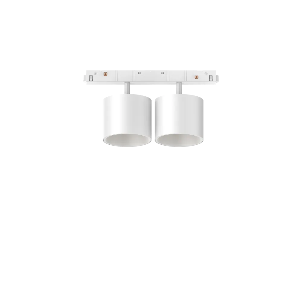 EGO TRACK DOUBLE BIG 20W 3000K ON-OFF WH
