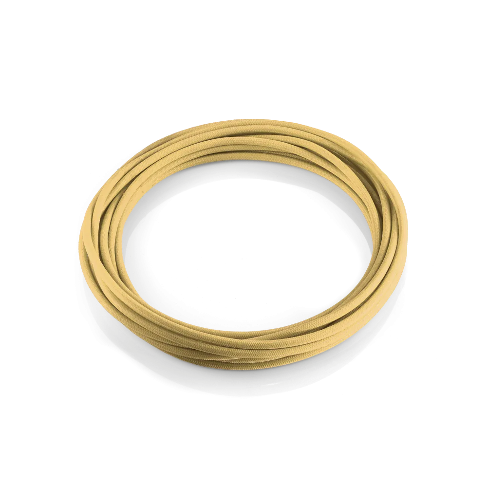 CAVO TESSUTO 10M OTTONE