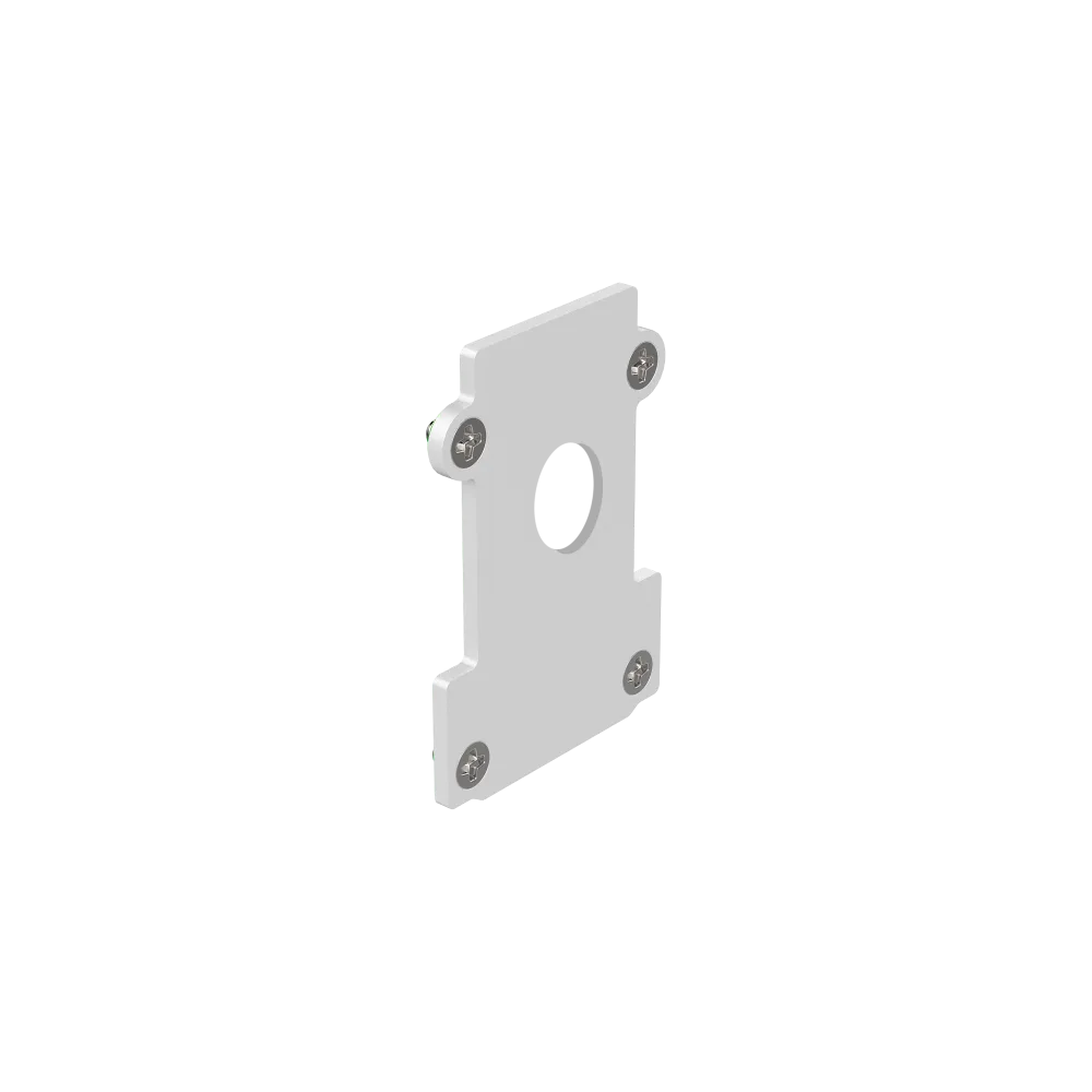 EGO END CAP RECESSED CON FORO WH
