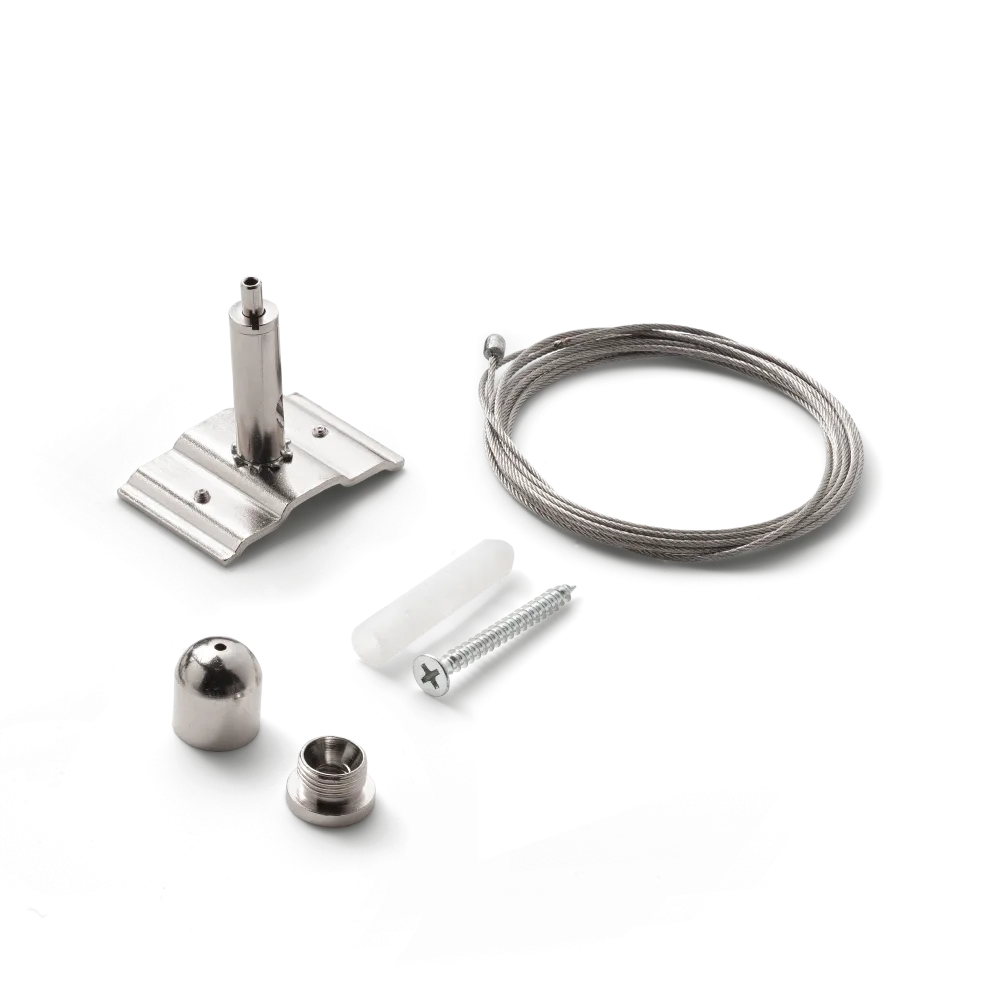 FLUO KIT SINGLE STEEL CABLE 2 MT