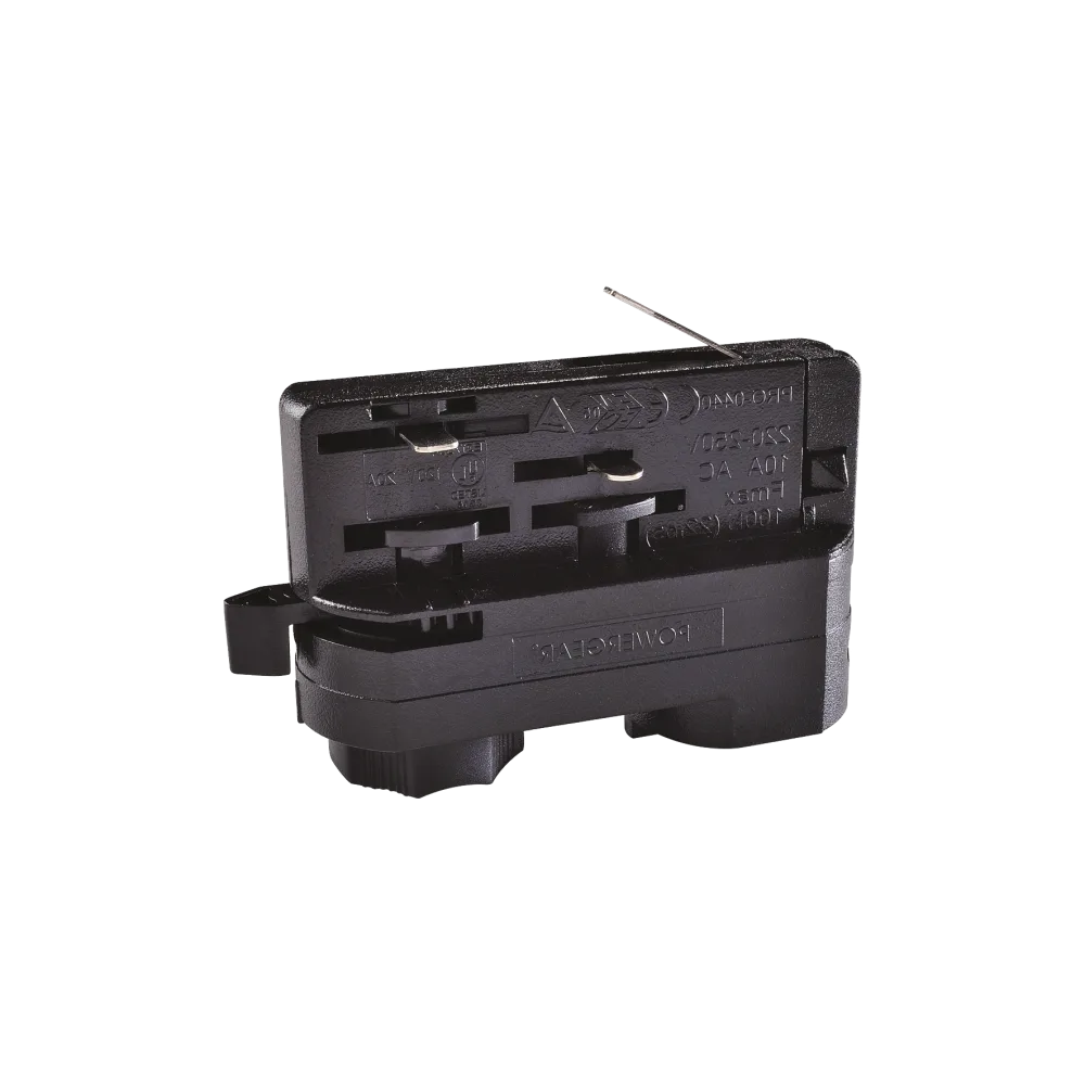 LINK 3-PHASE TRACK ADAPTOR ON-OFF BK