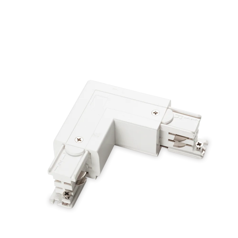 LINK 3-PHASE TRIMLESS L-CONNECTOR RIGHT ON-OFF WH