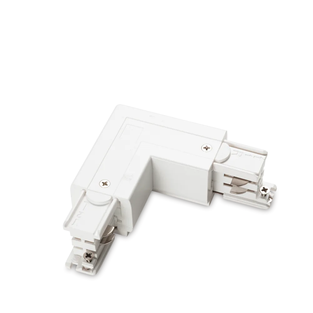 LINK 3-PHASE TRIMLESS L-CONNECTOR LEFT ON-OFF WH