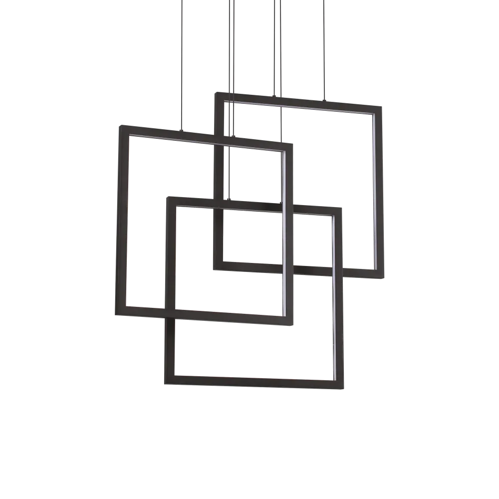 FRAME SP QUADRATO NERO 3000K