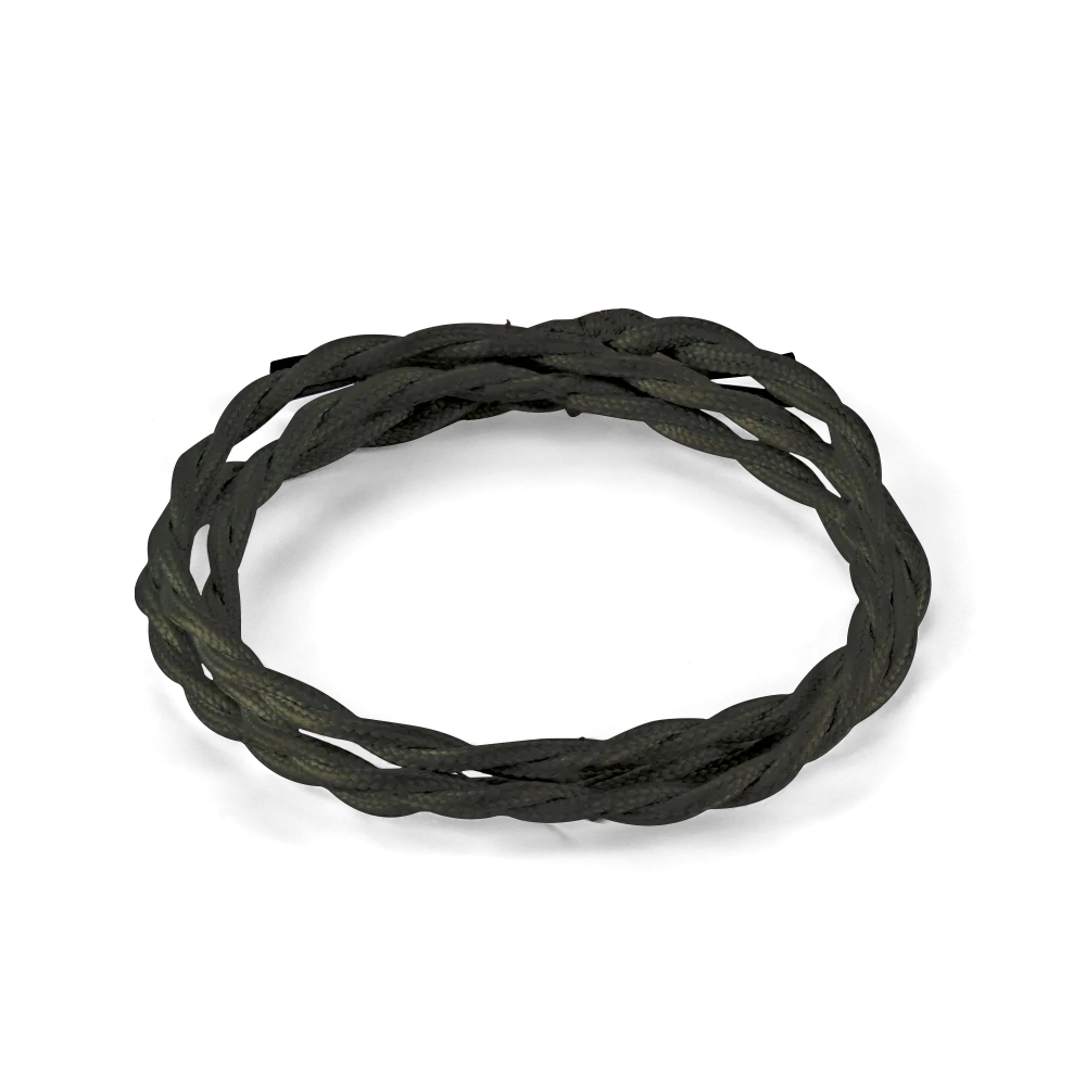 CAVO TESSUTO INTRECCIATO 10M NERO