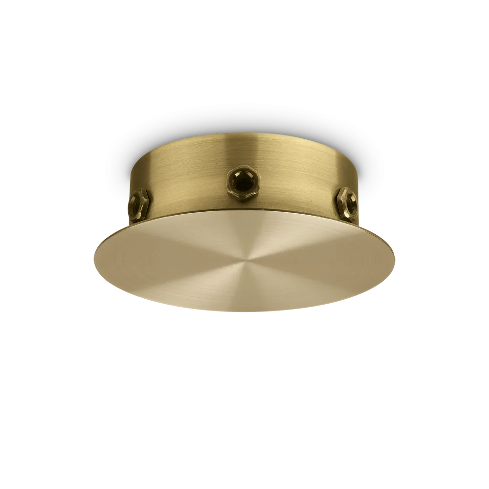 ROSONE MAGNETICO 6 LUCI OTTONE