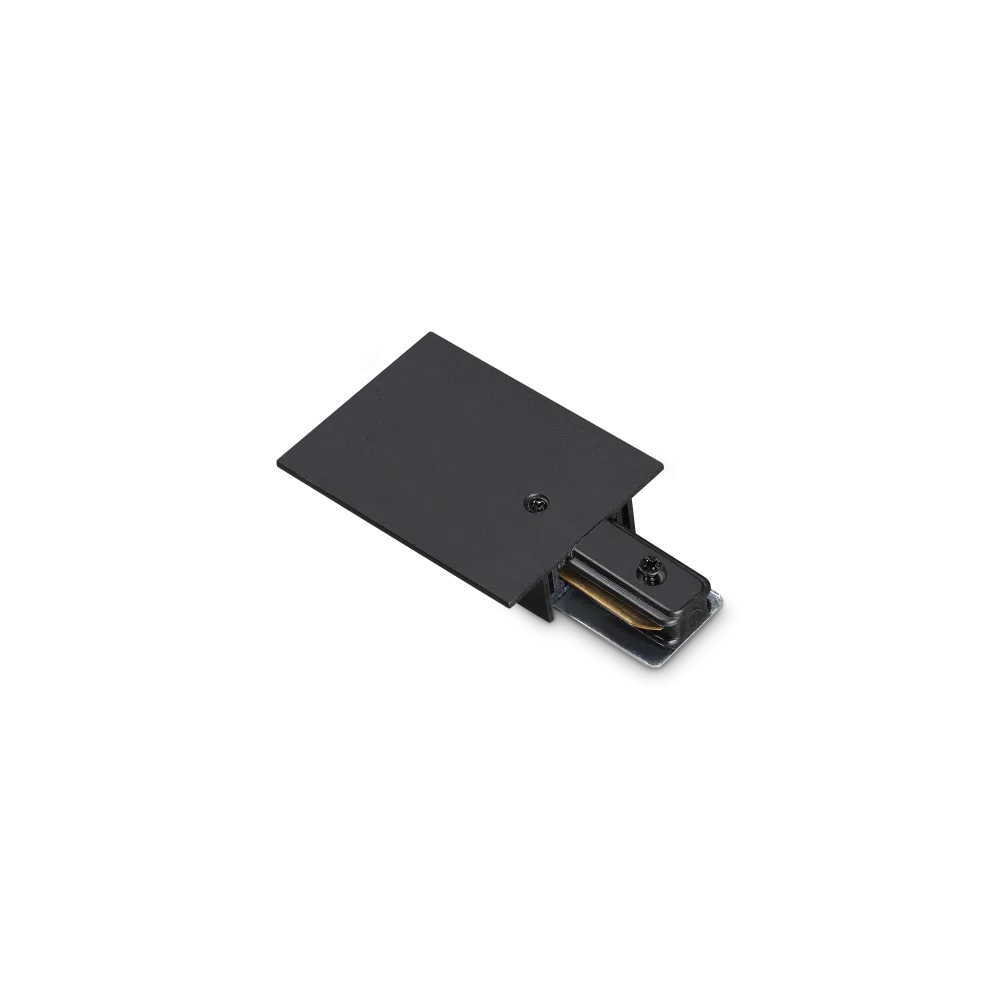 LINK 1-PHASE RECESSED ALIMENTAZIONE DI TESTA NERO