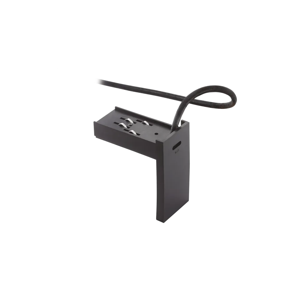 ARCA ENDCAP ELECTRIFIED FOR SURFACE / RECESSED BK