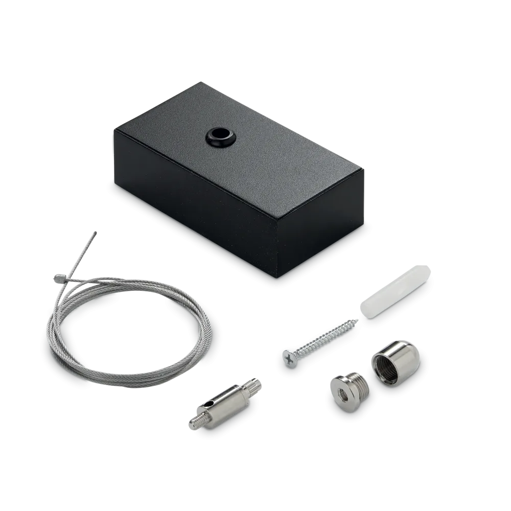 STEEL D35 ROSONE CON KIT SOSPENSIONE 2 MT NERO