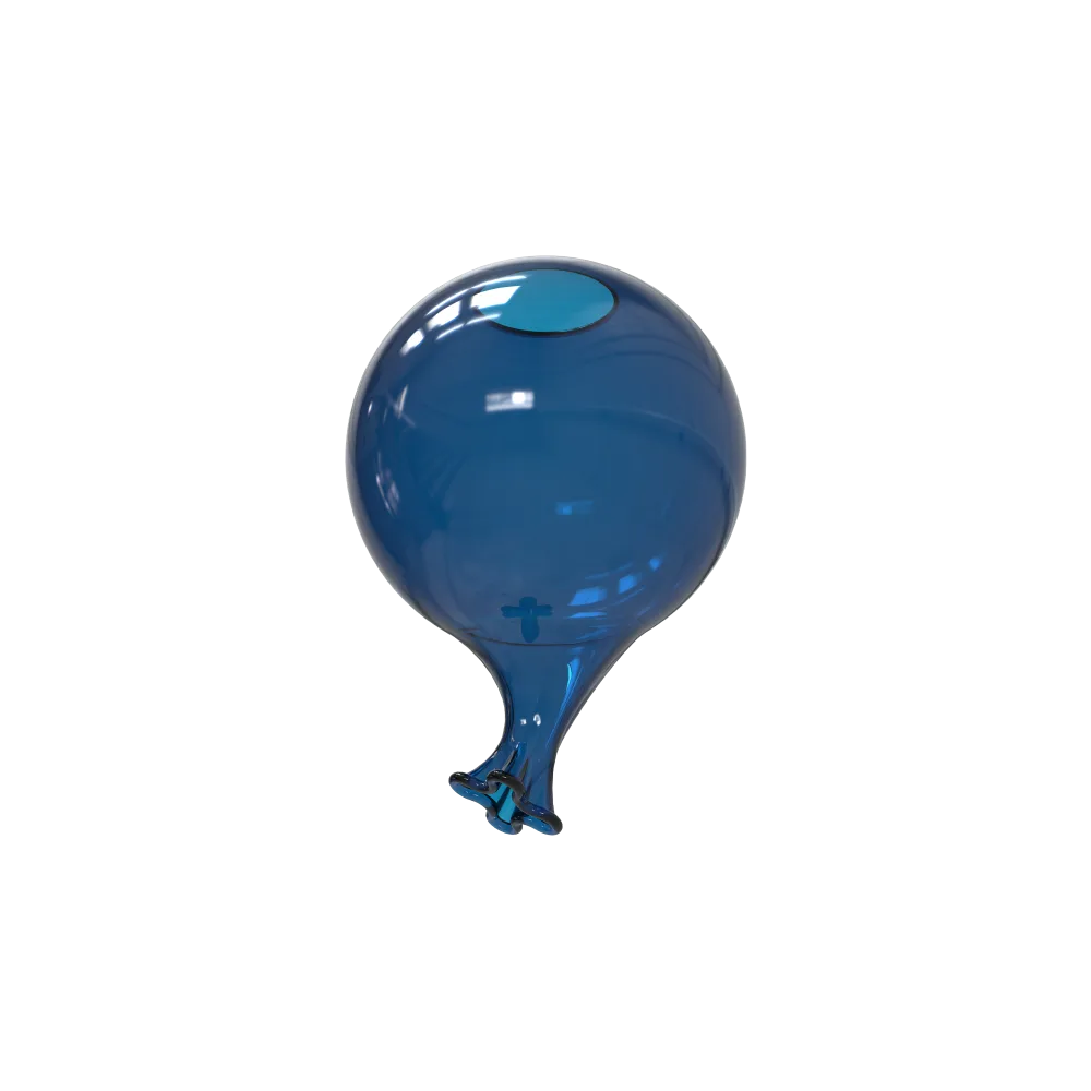 CLOWN VETRO BLU