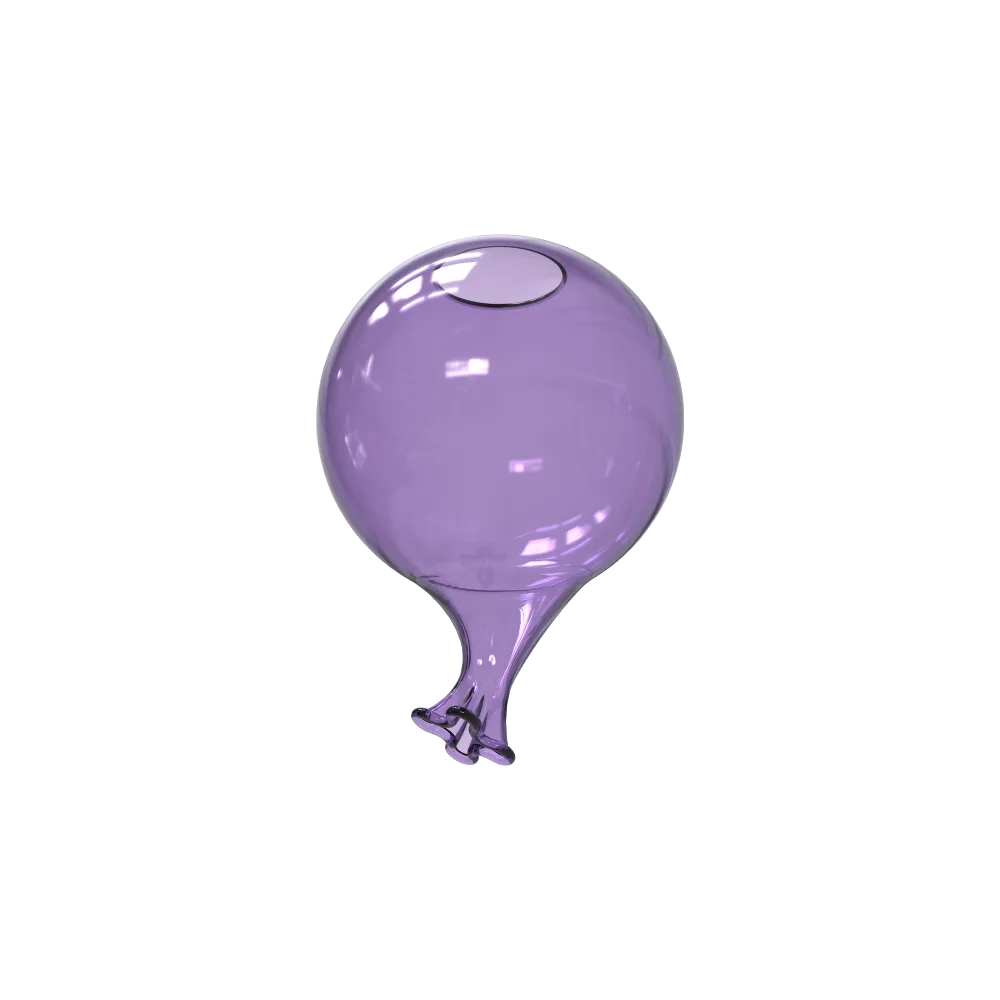CLOWN VETRO VIOLA