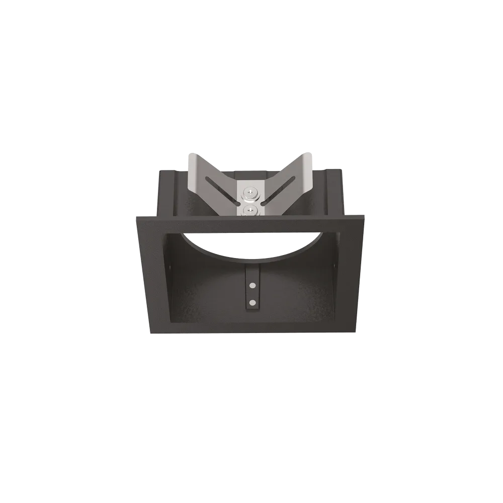 BENTO CORNICE QUADRATA SINGOLA NERO