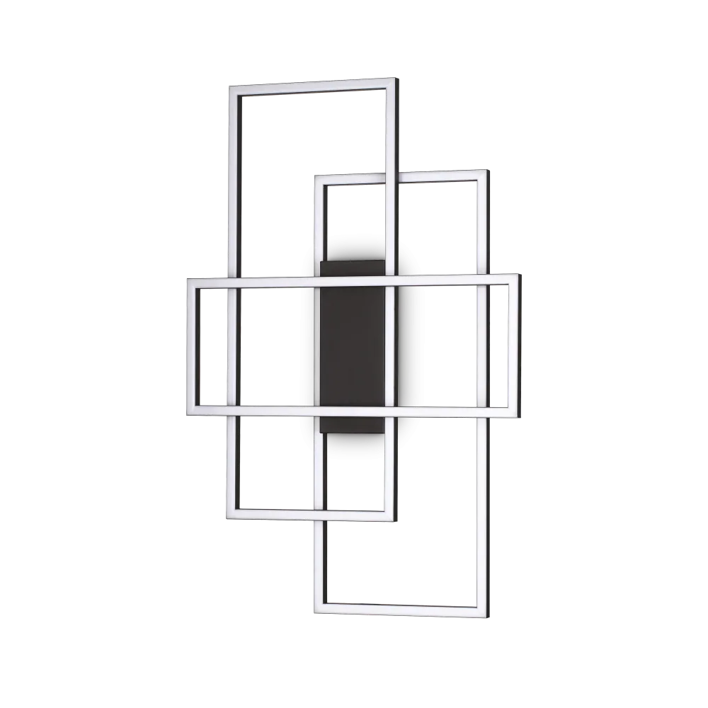 FRAME PL RETTANGOLO NERO 3000K