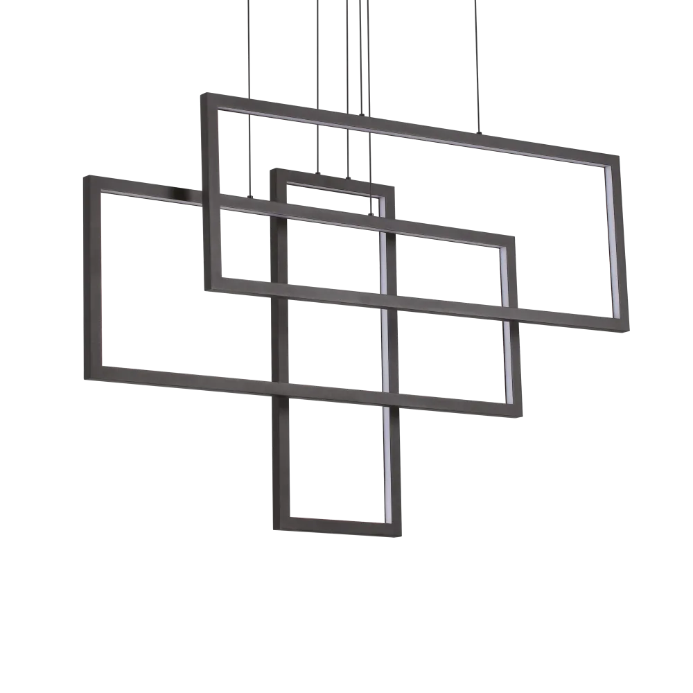 FRAME SP RETTANGOLO NERO 3000K