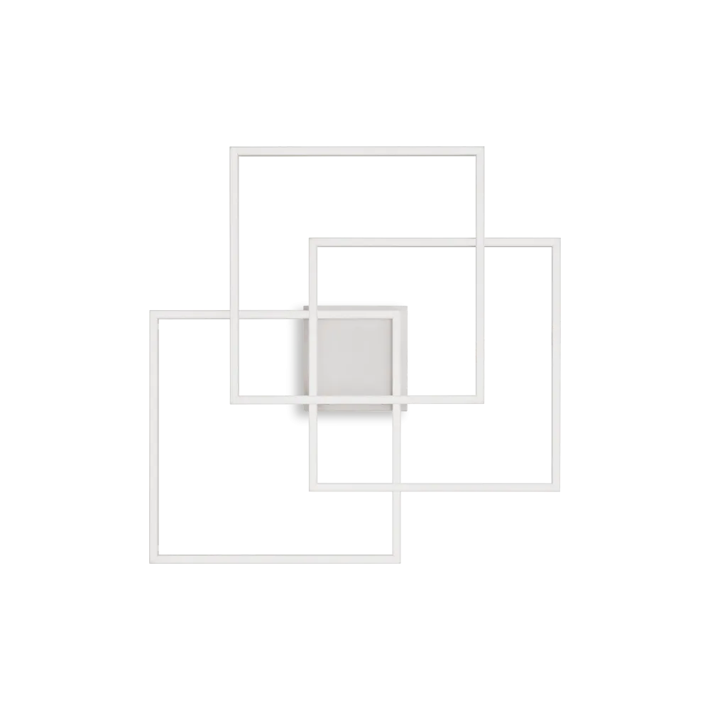 FRAME PL QUADRATO BIANCO 3000K