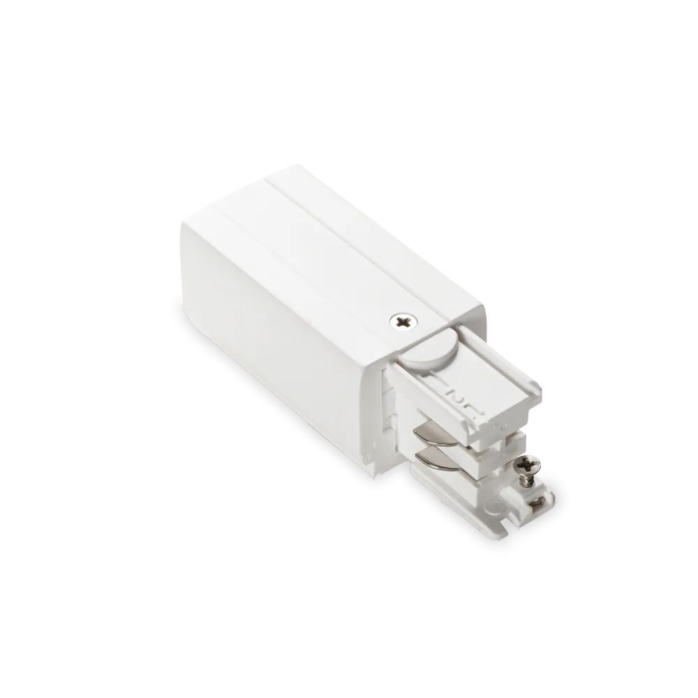 LINK 3-PHASE TRIMLESS ALIM. TESTA DX ON-OFF BIANCO