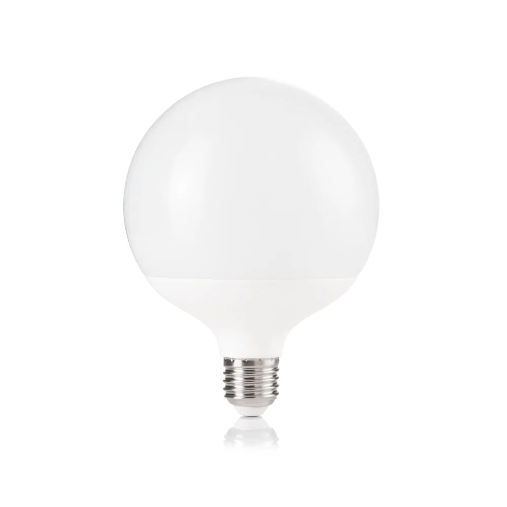 152004 WEB001 E27 GLOBO D125 18 W 4000 K CRI80 BIANCO