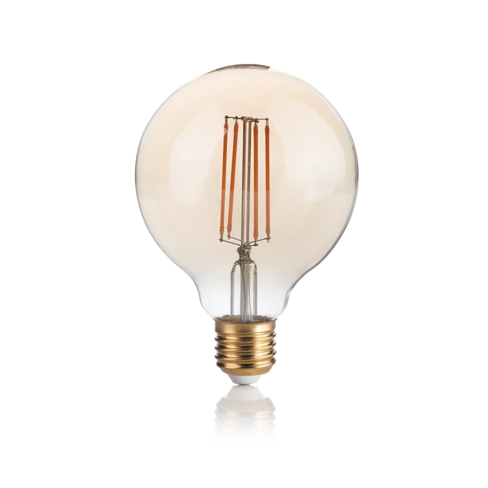 151717 WEB001 E27 GLOBO D095 04 W 2200 K CRI80 AMBRA