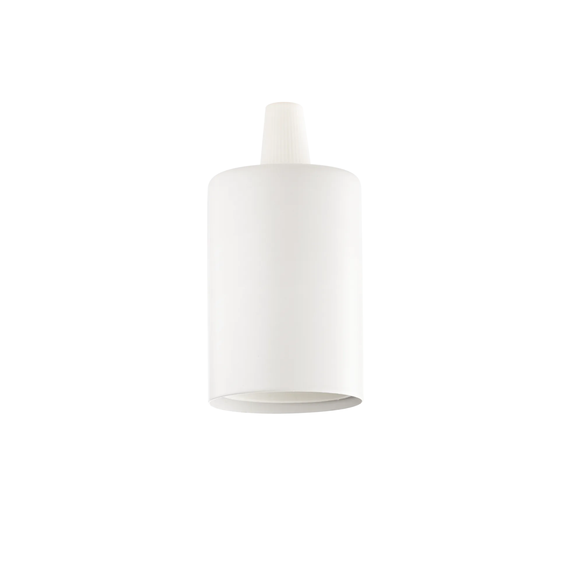 PORTALAMPADA E27 LISCIO BIANCO