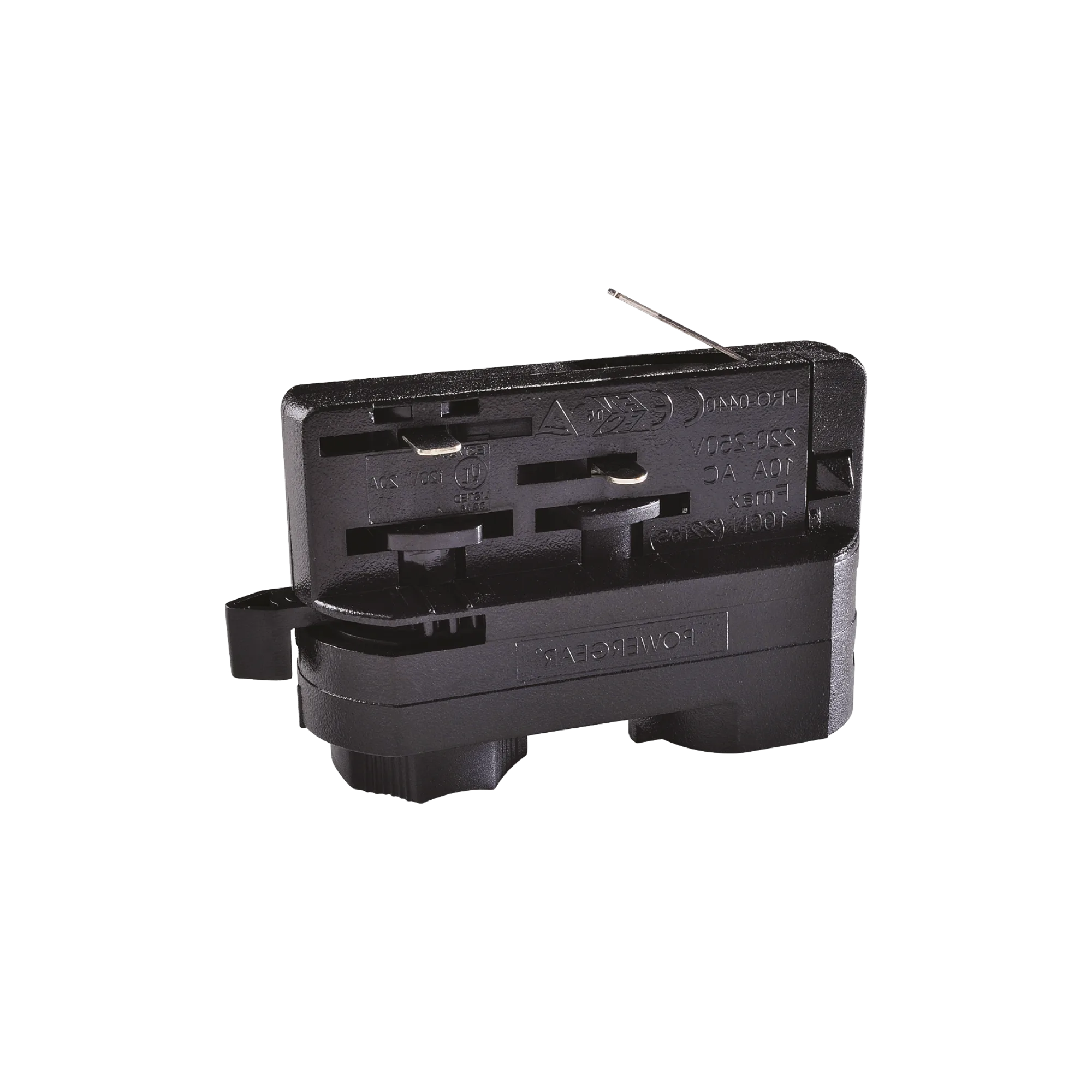 LINK 3-PHASE TRACK ADAPTOR ON-OFF BK