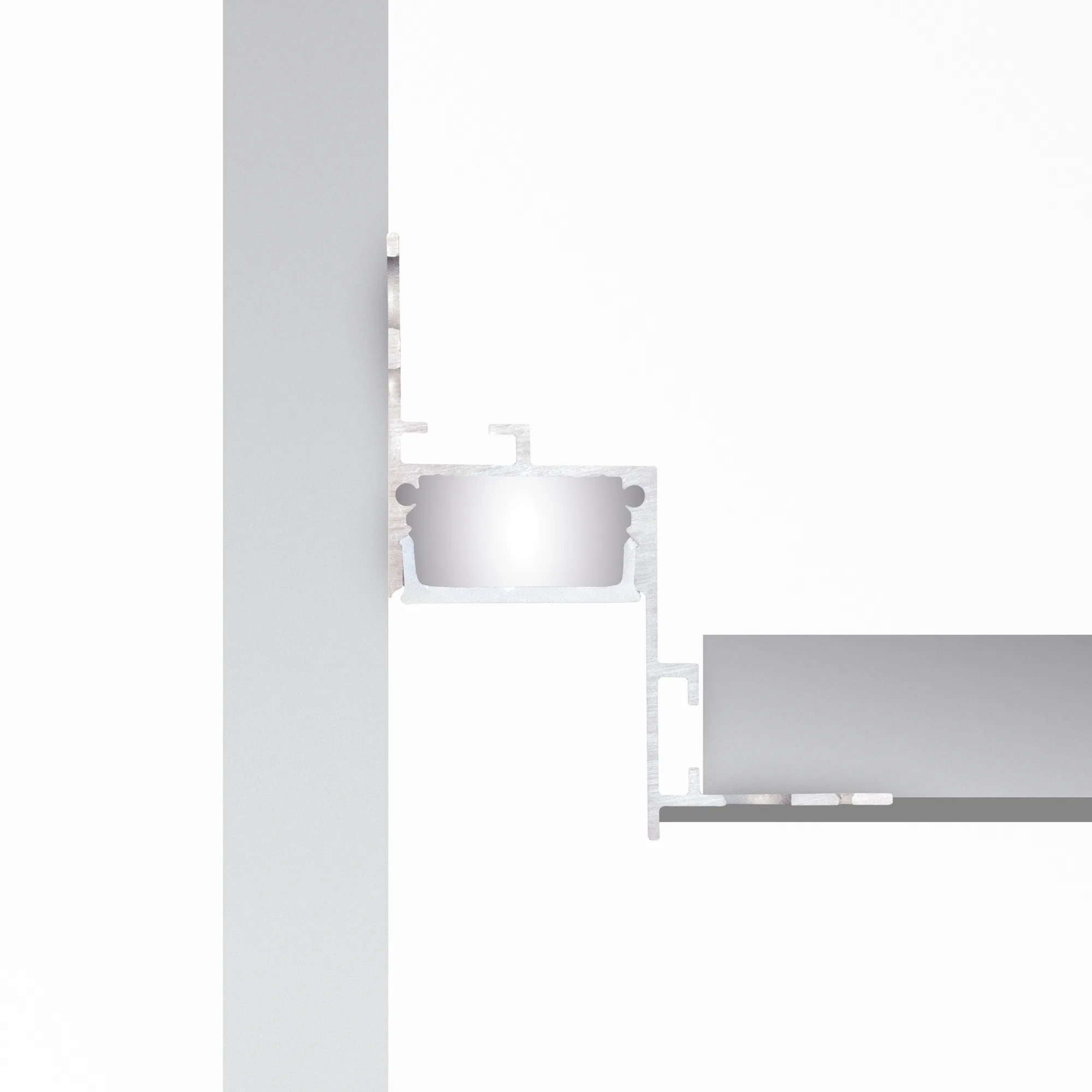 SLOT REC TRIMLESS D43XD51 2000 mm AL