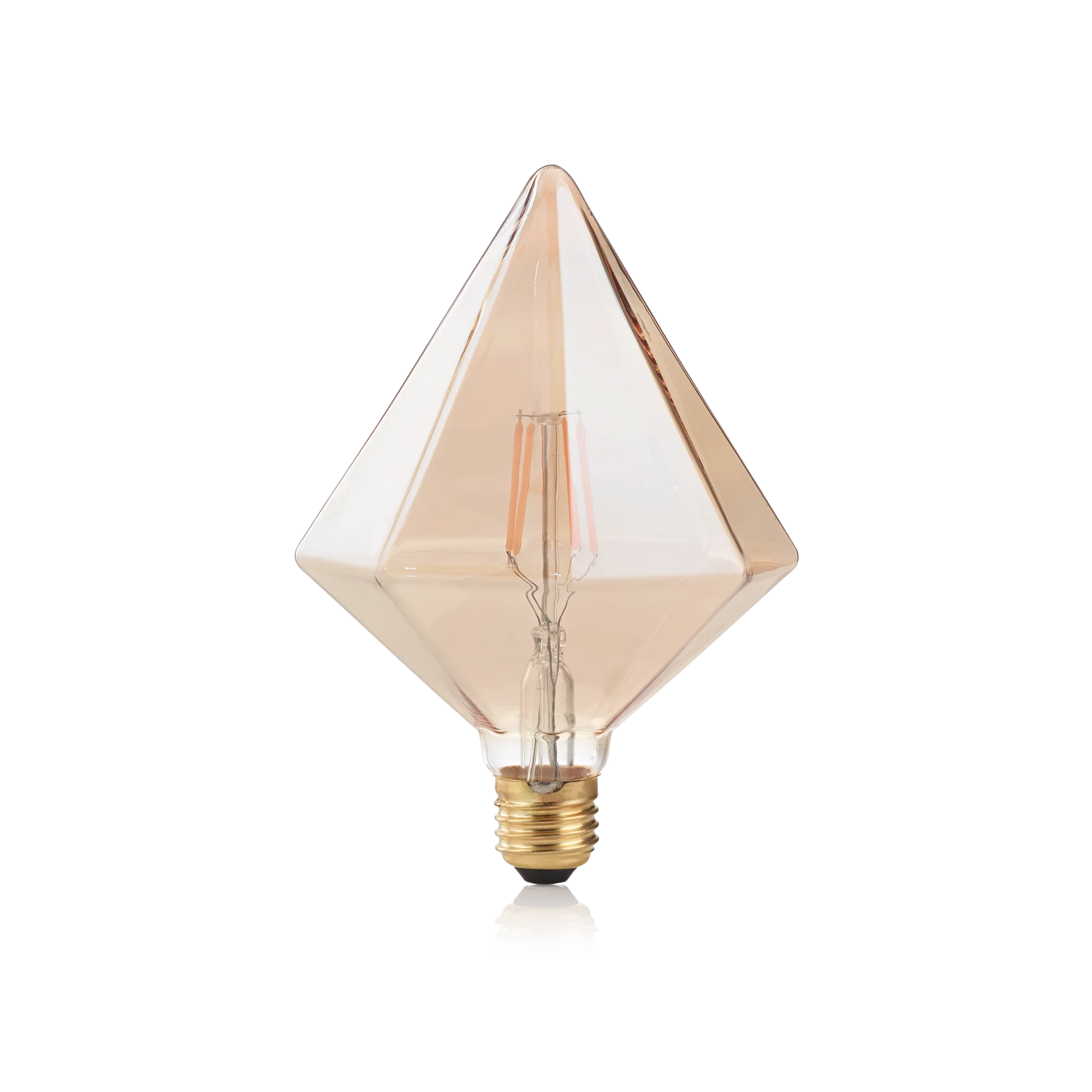 201276 WEB001 E27 PYRAMID 4 W 1800 K AMBRA